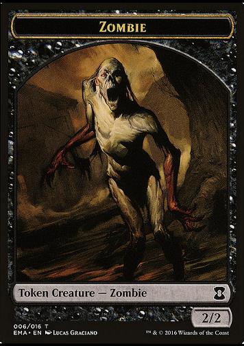 Zombie Token  (Black 2/2)